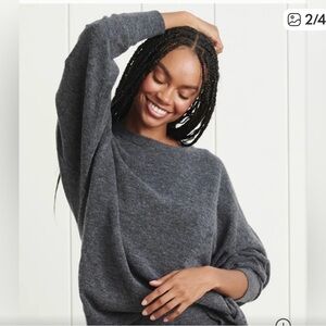 NWT Jenni Kayne Marina Pullover, Charcoal, Size S